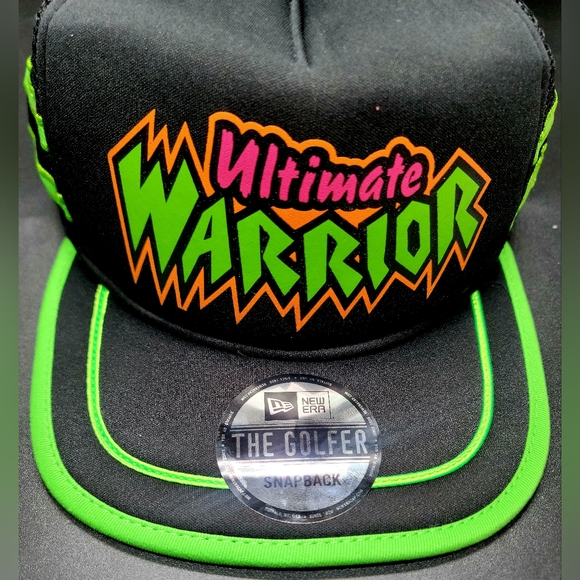 New Era Ultimate Warrior WWE The Golfer Snapback Trucker Hat Rare Unreleased NWT - Picture 6 of 9